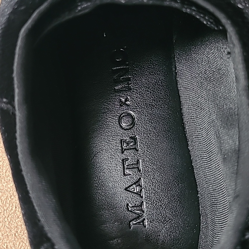 INC International Concepts Black Velvet Flats - Picture 3 of 9